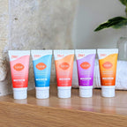 Lume Whole Body Deodorant 5 Pack Sampler - Invisible Cream Minis - 72 Hour Odor Control - Aluminum & Baking Soda Free (Clean Tangerine. Lavender Sage. Peony Rose. Toasted Coconut. Unscented)
